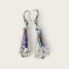 Náušnice Spike rhodium Swarovski krystal