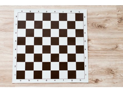 Schachbrett zum Rollen braun groß