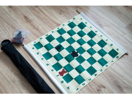 Demoschachbrett zum Rollen steckbar