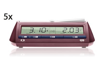 Digitale Schachuhr; 5x DGT 2010