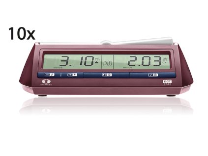 Digitale Schachuhr; 10x DGT 2010