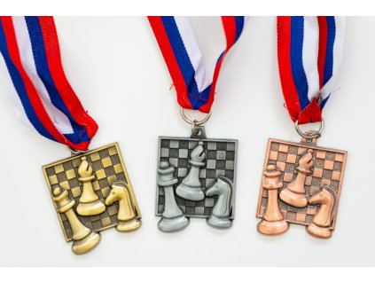 Medaillen Set Schachbrett 3 Stück