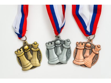 Medaillen Set Schachfiguren 3 Stück