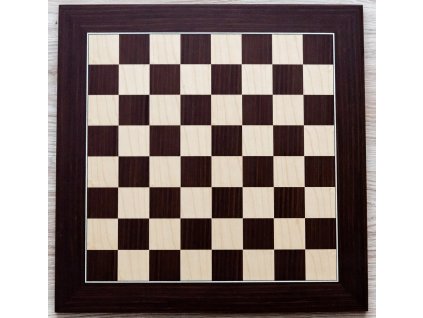 Schachbrett Makassar/Ebenholz DeLuxe