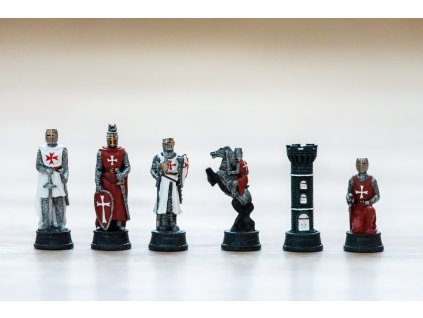 Schachfiguren Kreuzritter