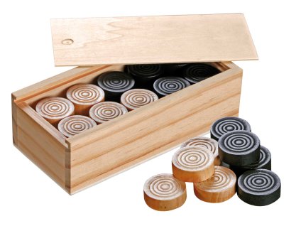 Damespiel ( Holzspielsteine Morris )
