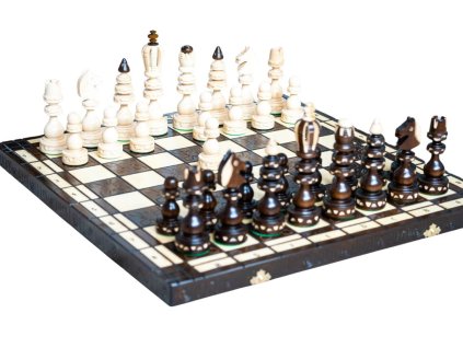 7386 12 drevene sachy rimania