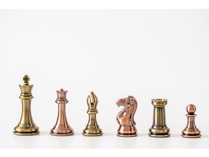 Staunton Zink & Bronze Schachfiguren