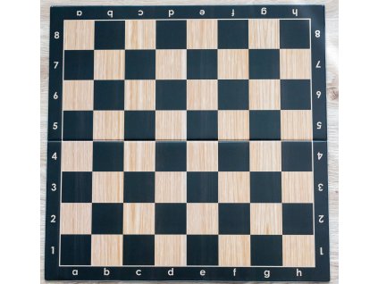 Zerlegbares Schachbrett; Typ Holz
