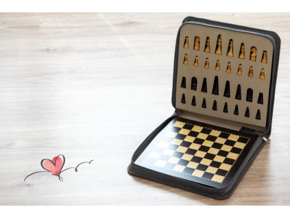 3473 12 magnetisches schachbrett ebenholz gro