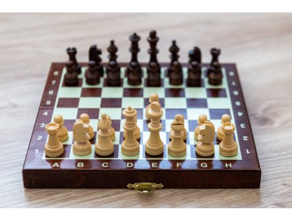 Magnetisches Holzschach mini