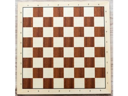 Schachbrett Profi Mahagoni