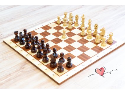 697 holzschachset staunton 7 hell