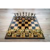 Schachset Gold Monarch