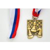 Medaille Schachbrett Gold