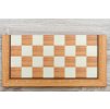 Holzschachbrett mittelgroß klappbar