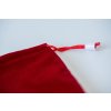 Roter Samtbeutel für Schachfiguren
