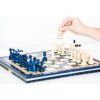 8742 10 dreveny sach damsky gambit modre
