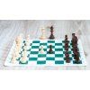 9551 2 drevene sachy staunton komplet zelene