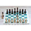 9551 drevene sachy staunton komplet zelene