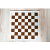Schachbrett zum Rollen braun mittel