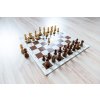 Schachset  Akazienholz braun