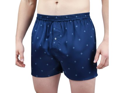 Hedvábné pánské trenýrky Deep Blue Ocean 1