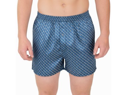 Hedvábné pánské boxerky Mocha Mousse 1