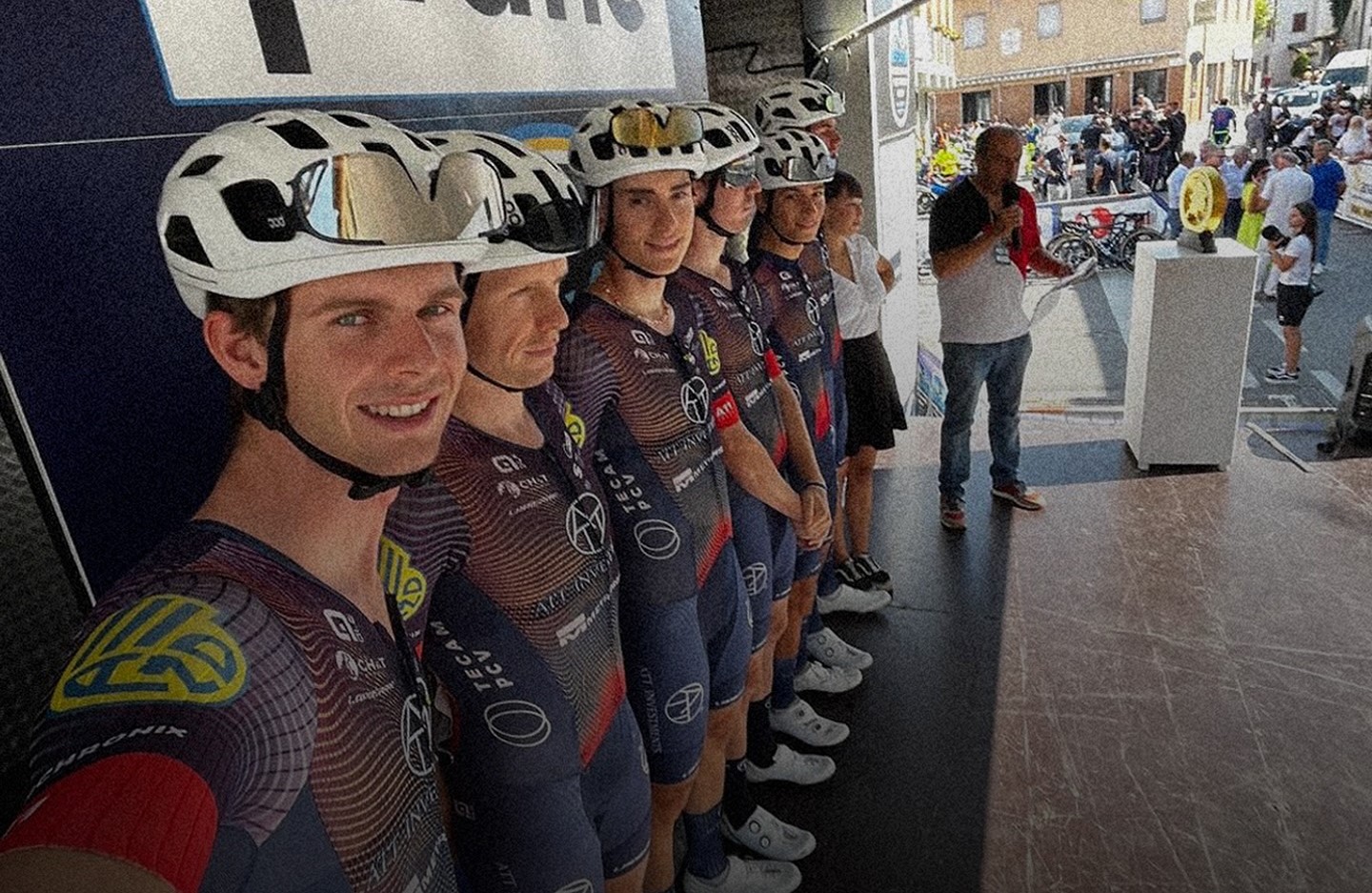 Márton Dina a Richard Riška směle konkurovali soupeřům v královské etapě Giro della Regione Friuli Venezia Giulia