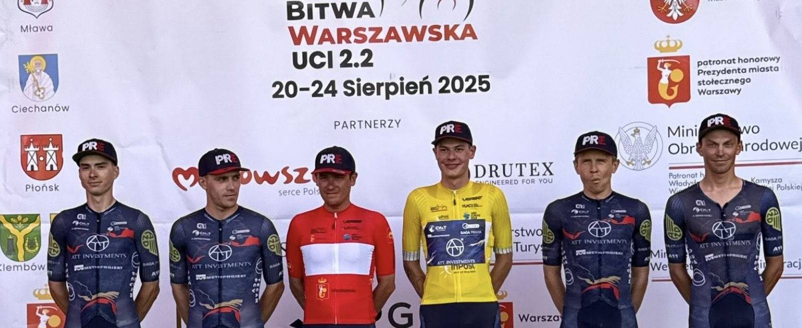 Tour Bitwa Warszawska: první dvě místa obsadili jezdci týmu ATT – Martin Voltr a Alan Banaszek