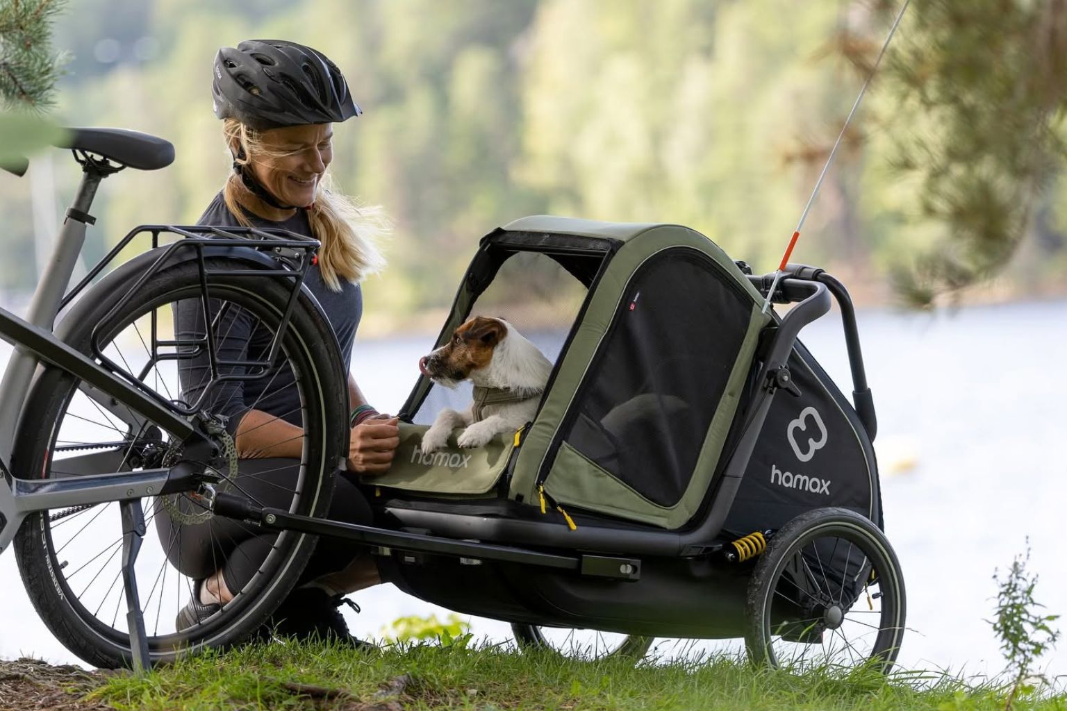 Na bicykel so psom? S vozíkmi Hamax to nie je žiadny problém