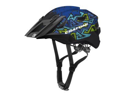 cratoni allride junior wild blue matt o