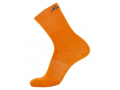Ponožky SANTINI Wool Fluo Orange