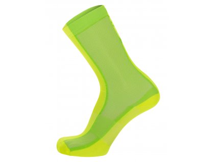 Ponožky SANTINI Puro Green Fluo