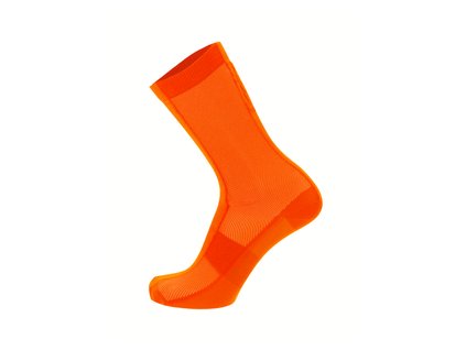 Ponožky SANTINI Puro Orange Fluo