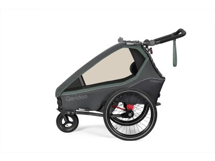 Vozík QERIDOO KidGoo2 Dark Ivy Green