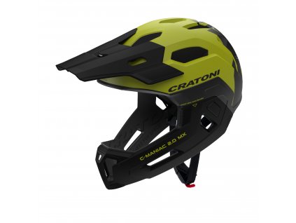 Dětská helma CRATONI C-Maniac 2.0 MX JR. Lime/Black Matt