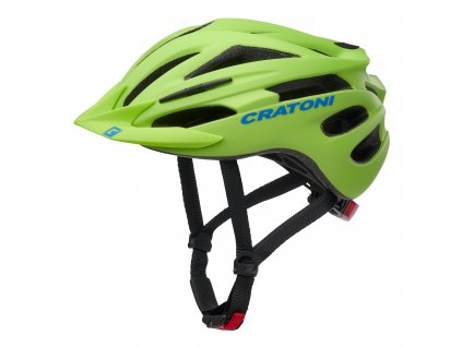 Dětská helma CRATONI Pacer JR. Lime/Blue Matt (Varianta XS/S (50-55cm))