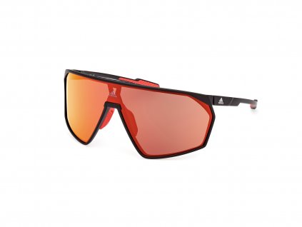 Sluneční brýle ADIDAS Sport SP0073 Matte Black/Roviex Mirror