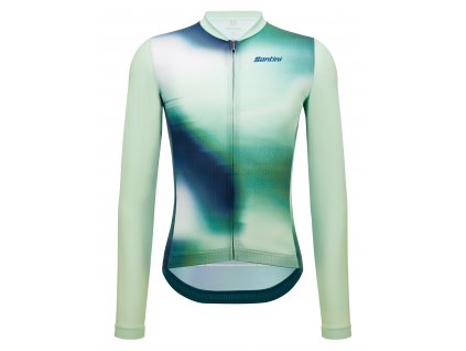 UNISEX Dres s dlouhým rukávem SANTINI Ombra Eco Sleek Green (Varianta XXS)