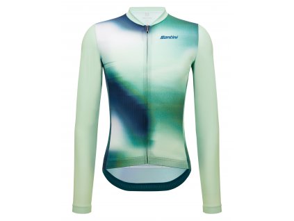 UNISEX Dres s dlouhým rukávem SANTINI Ombra Eco Sleek Green