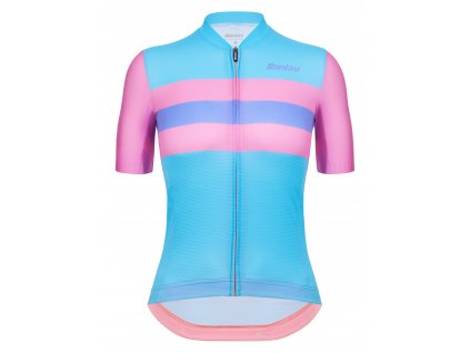 Dámský dres SANTINI Eco Sleek New Bengal Blue (Varianta S)
