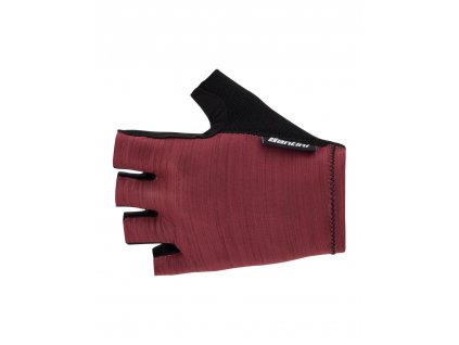 Rukavice SANTINI Cubo Dark Red (Varianta S)