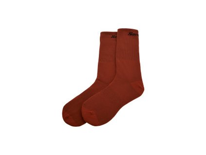 Ponožky SANTINI Stone Red