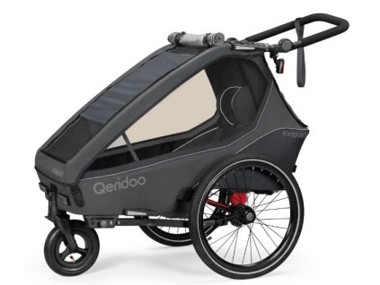 Vozík QERIDOO KidGoo1 Dark Steel Grey