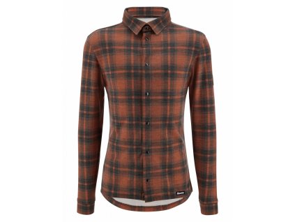 Košile SANTINI Dylan Orange (Varianta XS)