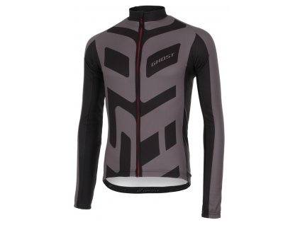 Dres s dlouhým rukávem GHOST Performance Black/Grey (Varianta S)