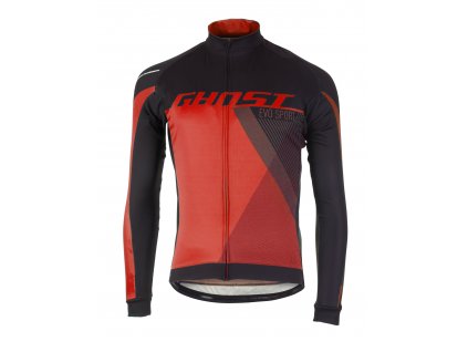 Dres s dlouhým rukávem GHOST Performance Evo Black/Red (Varianta M)