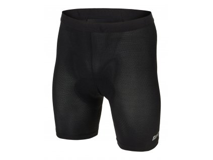Vnitřní kraťasy s vložkou SANTINI Adamo Black (Varianta XS/S)