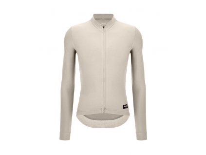 Unisex dres s dlouhým rukávem SANTINI RTR Cappuccino (Varianta XXS)
